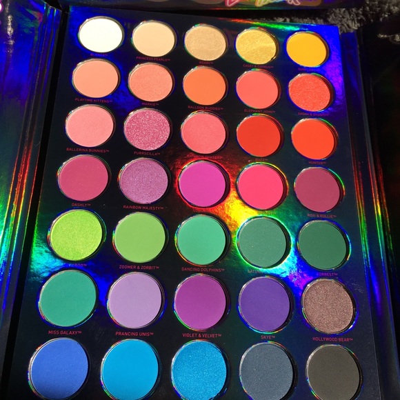 Morphe x Lisa Frank 35B palette NWT - Picture 6 of 8